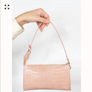Azurina Nude Sorrento Pouchette Bag